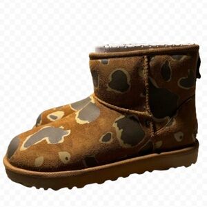 UGG CLASSIC MINI APPALOOSA  HWD BROWN NIB SIZE 8